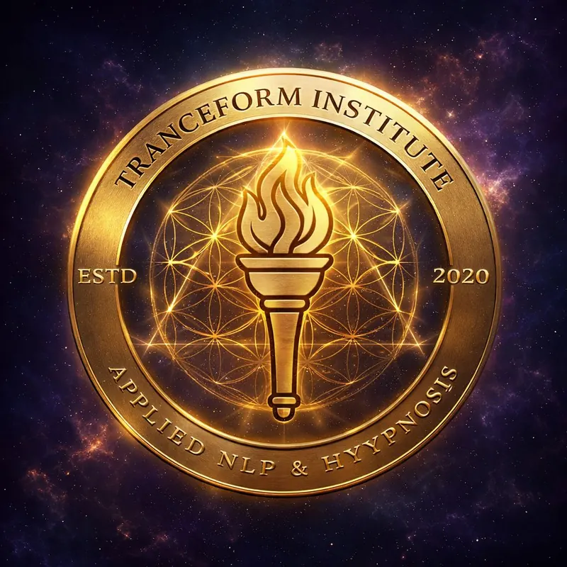 TranceForm Institute Mystical Gold Seal — Board-Certified NLP & Hypnosis Training